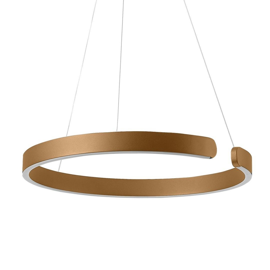 Lampe  Diffuser Pendent Mount 40W Gold Round 3000K 120° IP 20 LUSTRE OMEGA GX-3735-600