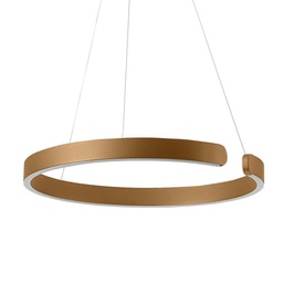 [GX-LFP3735/40W/GD/RD/3K/120220V] Lampe  Diffuser Pendent Mount 40W Gold Round 3000K 120° IP 20 LUSTRE OMEGA GX-3735-600